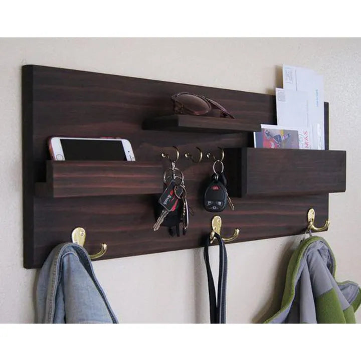 Wall Mounted Wood key holder Key rack